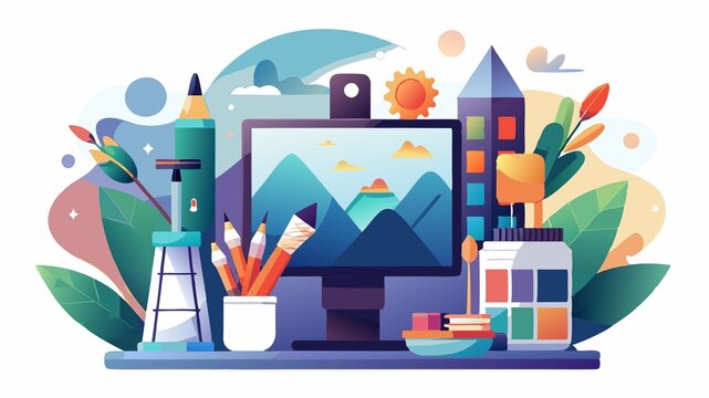 Explore a wide range of mediums, from paints and drawing pencils to sculpting tools and digital art resources.