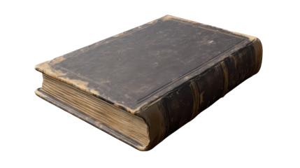 A book isolated on transparent background