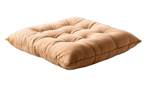 A floor cushion isolated on transparent background