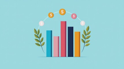 Fototapeta premium Infographic Visualizing Carbon Tax Implementation and Financial Impact Carbon Tax concept.