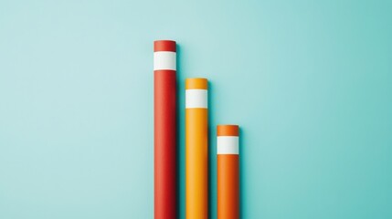 Fototapeta premium Minimalist Financial Infographic on Carbon Tax and Clean Energy Initiatives Carbon Tax concept.