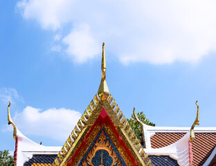 Fototapeta premium tejados tradicionales del templo