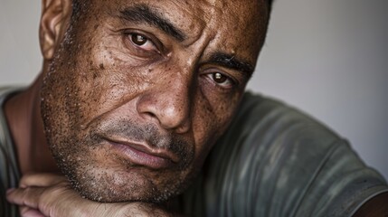 Man posing for a portrait