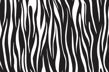 Tiger skin texture black and white	

