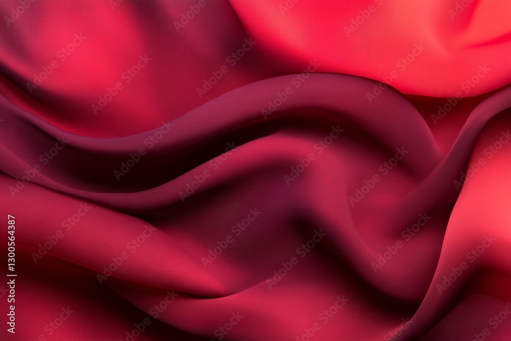 Aufkleber close-up of luxurious fabric billowing softly in the air under natural light, showcasing rich dark h