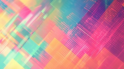 Obraz premium Abstract background with colorful geometric shapes.