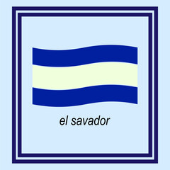El Salvador country flag