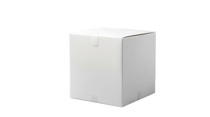 Mockup box isolated on white or transparent background	