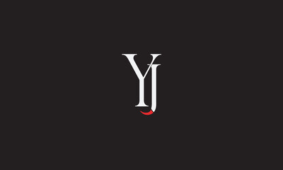 YJ, JY, Y, J Abstract Letters Logo Monogram