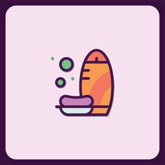 Hygiene and Body Care Icon Set, Soap and Shower Gel