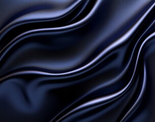 Fototapeta premium Dark Opulent Fabric Waves Texture Graphic Resource Artistic Background for Creative Visual Design Projects