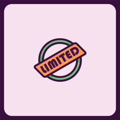 Limited Edition Badge Design, Circular Stamp Graphic