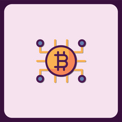 Bitcoin Cryptocurrency Digital Currency Technology Network Blockchain Finance