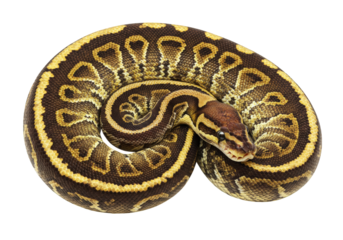Burmese Python Isolated on transparent background