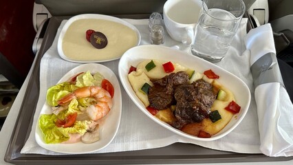 Essen in der Business Class