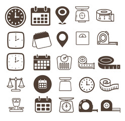 pictogram birth announcement.