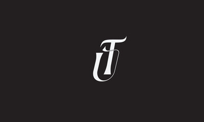 UT, TU, T, U Abstract Letters Logo Monogram