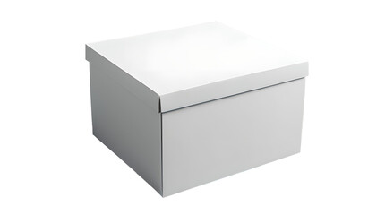Mockup box isolated on white or transparent background	