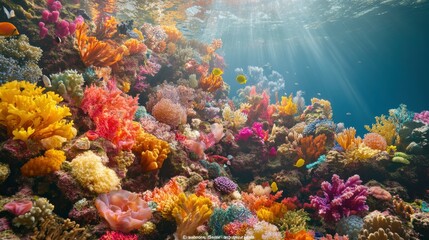 Obraz premium Protecting Marine Habitats Through Conservation Efforts