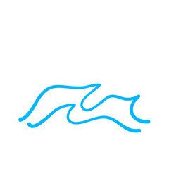 Sea wave pattern background
