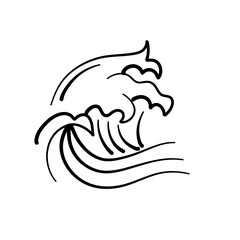 asian wave water pattern line
