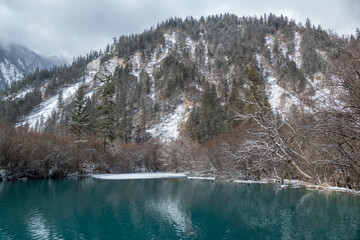Jiuzhai Valley National Park located in Sichuan Province, China, is a UNESCO world natural and...