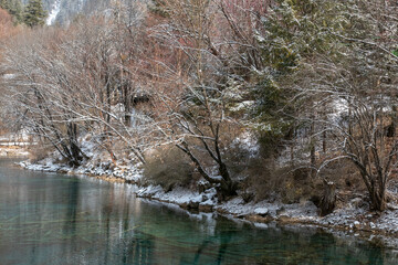 Jiuzhai Valley National Park located in Sichuan Province, China, is a UNESCO world natural and...