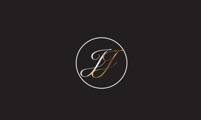 JJ, JJ, J,  Abstract Letters Logo Monogram