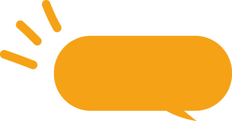 yellow speech bubble