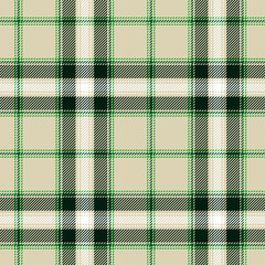 Classic tartan, plaid seamless pattern in shades of green