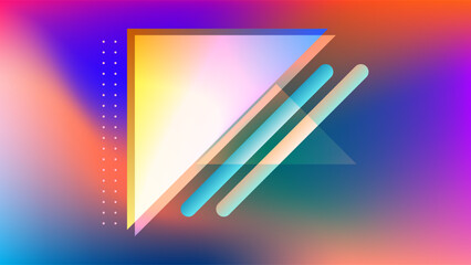 ABSTRACT BACKGROUND ELEGANT GRADIENT MESH WITH GEOMETRIC SHAPE SMOOTH COLOR DESIGN VECTOR TEMPLATE GOOD FOR MODERN WEBSITE, WALLPAPER, COVER DESIGN 