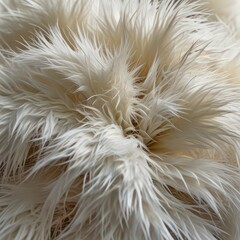 Cozy and Inviting: Fluffy White Tufts