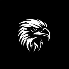 Eagle - Minimalist and Flat Logo - Vector illustration