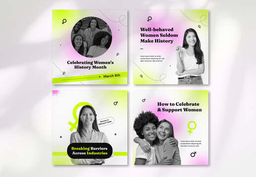 Women's History Month Social Media Post