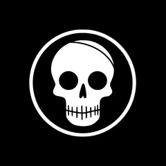Obraz premium Skeleton | Minimalist and Simple Silhouette - Vector illustration