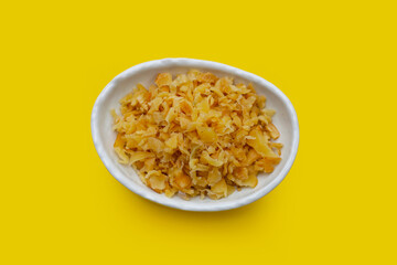 Dries cabbage leaves praserveg vegetables