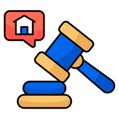 Trendy design icon of auction