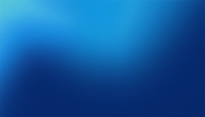 Obraz premium Blue grainy gradient background, smooth noise texture abstract banner poster header backdrop design
