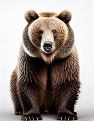 Fototapeta premium 熊 白背景