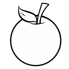 Orange icon vector illustration