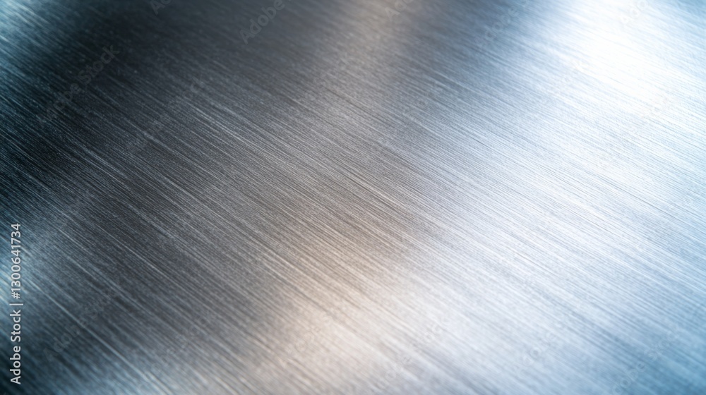 Poster Capturing the elegance of a brushed metal surface with a radial gradient, this composition highlights its smooth texture and reflective qualities for modern design