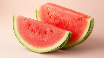 Juicy watermelon slices, perfect for a summer treat!