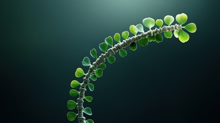 Scoliosis Spine in clovers Curve Anatomy, Posture Correction. Chiropractic treatment, Back pain relief.