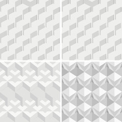 Seamless geometric texture for fabric vector pattern