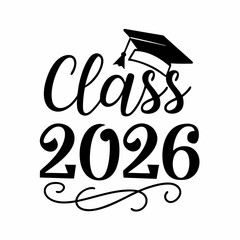 Class of 2026 Classic Graduation Logo