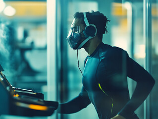 VO2 Max Test Conducted in Sports Science Laboratory