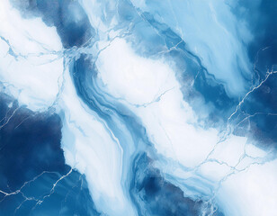white and blue natural cracked marble texture background creative soft light sky blue marble watercolor background with grainy white stains