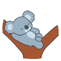 Cute and adorable koala illustration
