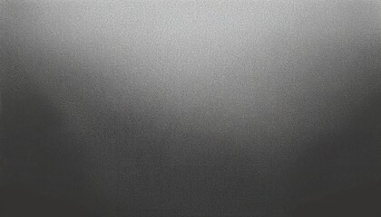 Obraz premium Gray grainy background, noise texture monochrome subtle gradient banner