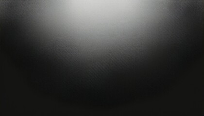 Fototapeta premium Gray white black grainy gradient dark retro background glowing light spot copy space